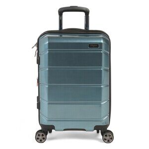OLYMPIA Chambray Blue 21in Muse Polycarbonate Carry-on Hardside Spinner
